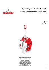 CarlStahl CGSMVS 140 Operating And Service Manual