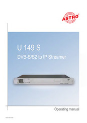 ASTRO U 149 S Operating Manual