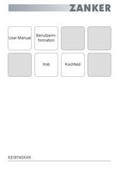 ZANKER KEI8740XXK User Manual