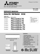 Mitsubishi Electric Mr. Slim PKA-A30KA Service Manual