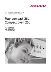 Brandt FC 260 MD Instruction Manual