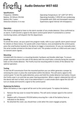 Ecolink Firefly WST-602 User Manual