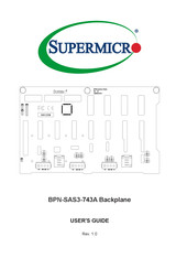 Supermicro BPN-SAS3-743A User Manual