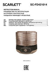 Scarlett SC-FD421014 Instruction Manual