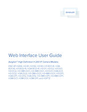 Avigilon 3.0C-H3A-BO1-IR Web Interface User Manual