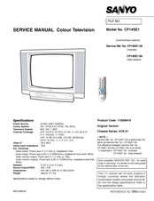 Sanyo 113006416 Service Manual