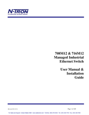 N-Tron 716M12 User Manual & Installation Manual
