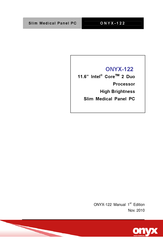 Onyx ONYX-122 Manual