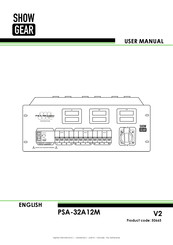 Showgear 50665 User Manual
