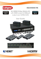 Labgear HDBT HD2-MX8X8-70K User Manual