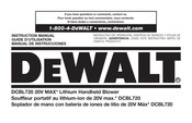 DeWalt DCBL720P1 Instruction Manual