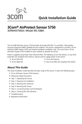 3Com AirProtect Sensor 5750 Quick Installation Manual