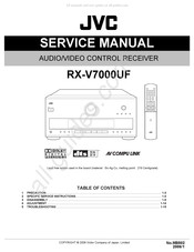 JVC RX-V7000UF Service Manual