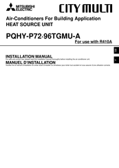 Mitsubishi Electric CITY MULTI PQHY-P72TGMU-A Installation Manual