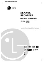 LG RH266 Owner's Manual