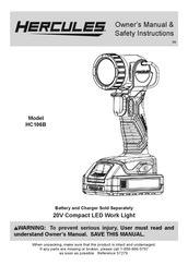 Hercules HC106B Owner's Manual & Safety Instructions