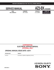 Sony KDL-46BX427 Service Manual