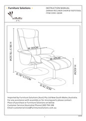 Furniture Solutions 18ZAR Instruction Manual