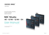 Science Image NDI Studio S/4K User Manual