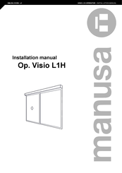Manusa Op. Visio L1H Installation Manual