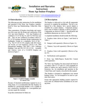 Stone Age NA36IND Assembly, Installation And Operation Instructions