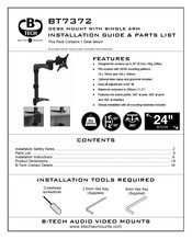 BTECH BT7372 Installation Manual & Parts List