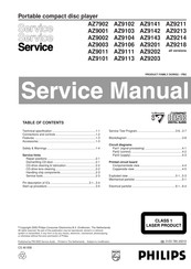 Philips AZ9218 Service Manual