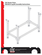 CNC Router Parts PRO 4824 Series Assembly Instructions Manual