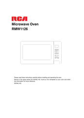 RCA RMW1126 Manual