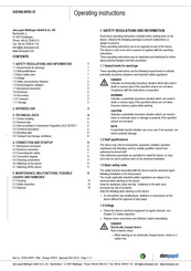 ebm-papst S2D300-BP02-37 Operating Instructions Manual