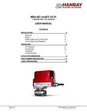 Hanbay MD-AC Series User Manual