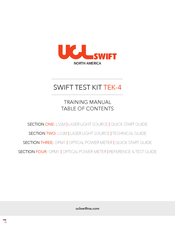 UCL SWIFT TEK-4 Training Manual