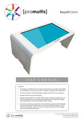 PROMULTIS Touchtable User Manual