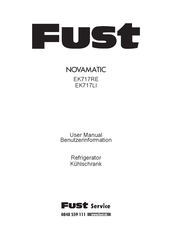 Fust Novamatic EK717RE User Manual