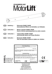 Chamberlain MotorLift RA35F Instructions Manual