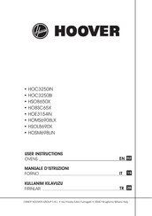 Hoover HOC3250IN User Instructions
