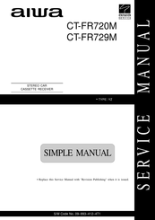 Aiwa CT-FR729M Simple Manual