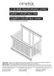 caramia furniture GARNET CONVERTIBLE CRIB Assembly Instructions Manual
