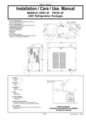Elkay ERS1-2F Installation, Care & Use Manual