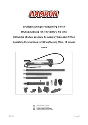 Hamron 229-526 Operating Instructions Manual
