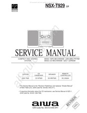 Aiwa NSX-T929 Service Manual