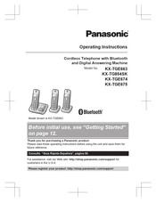 Panasonic 96NKX-TGE670 Operating Instructions Manual