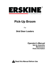 Erskine Attachments 900525 Operator's Manual