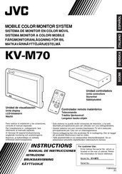 JVC Car LCD Monitor KV-M70 Instructions Manual