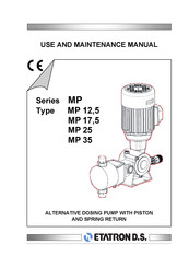 ETATRON D.S. MP 12,5 Use And Maintenance Manual