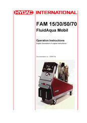 Hydac FluidAqua Mobil FAM 50 Operation Instructions Manual