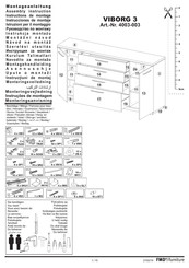 FMD Furniture VIBORG 3 Assembly Instruction Manual