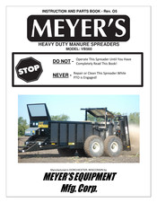 Meyer's VB560 Instruction And Parts Book