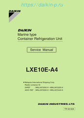 Daikin LXE10E-A4 Service Manual