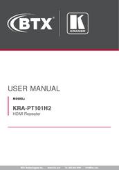 Kramer BTX KRA-PT101H2 User Manual